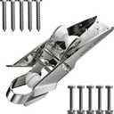 Bow Anchor Roller 316 Stainless Steel Marine Grade Hinged Self-Launching Bow Roller for Delta Anchors