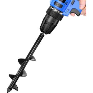 Bulb Planter Tool,Auger Drill Bit for Planting 3.15x11.81 Inch Suitable for 3/8Hex Drive Drill