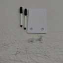 2 Pieces Shower Whiteboard with Suction Cup Waterproof Shower Board with Pen Waterproof White Board Writing on The Bathroom Wall with Pen for Home School Office (3.5 x 5.3 Inch)