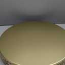 Cake Stand, Metal Round Cupcake Dessert Stand Cake Display Holder Cookies Fruit Serving Tray Decor for Wedding Party Birthday Baby Showers Anniversary (12in, Gold)