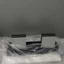 SineRise LED Modern Bathroom Vanity Light Fixtures (2-Light, 15.5-Inch), Matte Black Modern Acrylic Bathroom Wall Lighting Fixtures Over Mirror (Cool White 6000K)