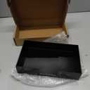 Acrylic Guest Towel Napkin Holder,Black Bathroom Paper Hand Towels Storage Tray,Disposable Paper Towel Holder for Bathroom,Kitchen,Parties,Weddings, Hotel and Restaurant