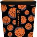Sok It JavaSok Iced Coffee & Cold Soda Insulated Neoprene Cup Sleeve (Basketball, Medium: 22-28oz)