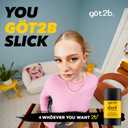 2 x got2b glued on-the-go wax stick, 1.8oz, sleek and slick styles, style your hair without the crunch, helps control frizz