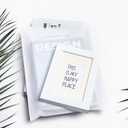 Choice Marts Merchandise Bags White Color 100 Count 9"x12" Size 1.5Mil Thick With Handles