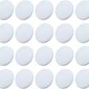 Outus 20 Pieces Door knob Wall Protectors Wall Guards Stoppers Door Handle Bumper Self Adhesive Round Rubber Stop, White