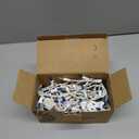 Novelty Lights 11 Feet 50 Bulb Incandescent Mini Light String, Blue with 2.5-Inch Spacing on White Wire, UL Listed Commercial Grade Indoor/Outdoor Mini Lights, Connectable End-to-End