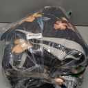 GarveeHome 5x7 Area Rug Floral Peacock Black Washable Rugs for Living Room Bedroom, Soft Low Pile Non Slip Accent Floor Mat Animal Print Throw Rug Indoor Carpet Dining Room Playroom