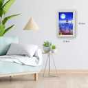 Pintoo Jigsaw Puzzles 1000 Piece for Adults - Moon Night Series - New York Building Beautiful Plastic Puzzle for Home Decor Zero Dust Easy Storage [H2653]