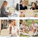 2 x DALINDA Corduroy Lunch Bag Lunch Box for Women Men,Cute Insulated Lunch Bags,Water-Resistant Cute Cooler Lunch Tote Bag, Large Capacity for Work Travel Picnic