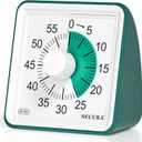Secura 60-Minute Visual Timer, Classroom Timer, Countdown Timer for Kids and Adults, Time Management Tool for Teaching (Dark Green & Dark Green)