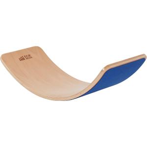 ECR4Kids Balance Board with Felt Base, Montessori Toy, Blue Felt non-slip Montessori balance board helps develop & improve balance, coordination, and core strength for kids & adults, Blue, 
Product Dimensions	41.9"L x 15.3"W x 15"H