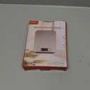 Food Kitchen Scale High-Precision Digital Scale Accurate Weighing for Baking & Cooking Enthusiasts(Silvery & White)