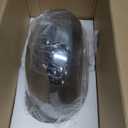 Light Smoke Gray Glass Pendant Lights Kitchen Island Gold Pendant Light Fixtures Adjustable Height Modern Pendant Lighting for Bedroom Dining Room (1-Pack)