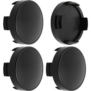 2.15Inch 55MM Wheel Center Caps for Ford Edge Escape Focus Fusion Rim Hub Caps 6M21 1003 AA, Pack of 4 (Matte Black, Outer 55MM, Inner 51MM, Easy DIY Installation)