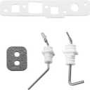 Malae 104000249 Flame Rod Electrode Kit Fit For Rinnai Tankless Water Heaters104000249 Hot Rod Kit For Rinnai Tankless Water Heater Parts