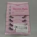 Half Lashes Natural Corner Eyelashes Wispy Natural Look Clear Band 3/4 Lashes Half-01