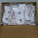 Door Hinge Cover Trim Exterior Accessories Decoration for 2018-2025 Jeep Wrangler JL JLU Sport Sahara Freedom Rubicon Unlimited & Gladiator JT 2-Door and 4-Door (White 8PCS)