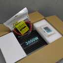 3000 Watt Pure Sine Wave Inverter 12V DC to 120V AC for RV, Truck, Solar, Home, Off-Grid, Power Inverter with 3 AC Outlet, 30W USB-C, 5V 3.1A USB, Hardwire Port, Remote Control, Surge 6000W