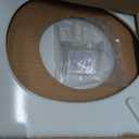 Mayfair Cassel Slow Close Toilet Seat, Easy Clean, Non Slip Premium Wood Seat, Easy Install, Made in USA, Round, White