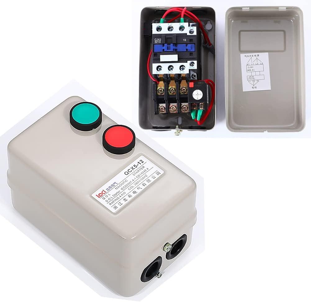 Magnetic Motor Starter Motor Starter 3 phase motor starter Motor Starters Single Phase Magnetic Starter electric motor switches 5 Hp Single Phase 220/240v electric motor starter(For motors)