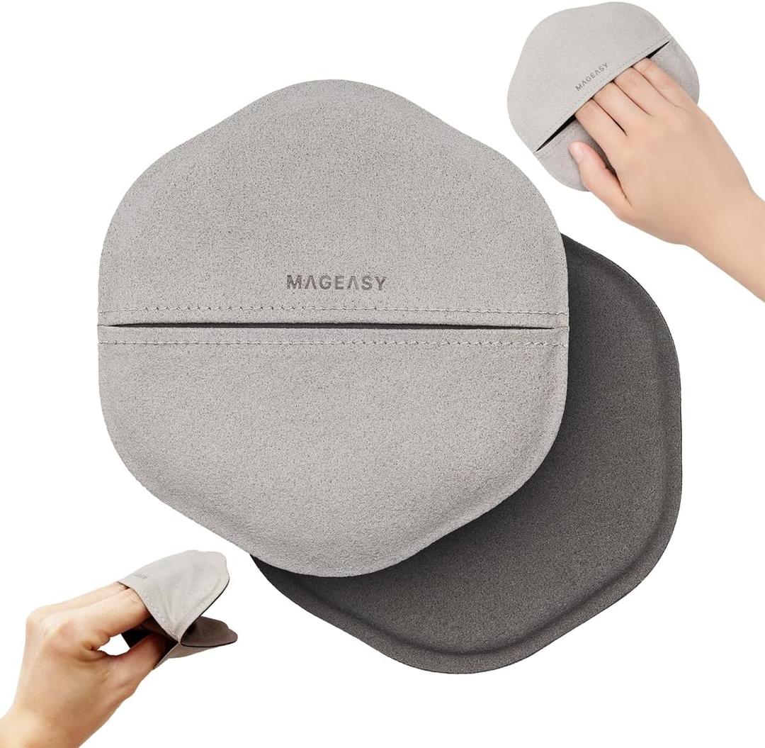 MAGEASY Microfiber Cleaning Cloth for Electronics, iPhone iPad MacBook, Car Screen Cleaner, Keyboards, Eye Glasses, Camera Lens Wipes - No Lint & Streak Free Thick Polishing Cloth Reusable