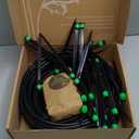 CARPATHEN Drip Irrigation System - Adjustable Premium Irrigation System for Garden, Raised Beds - Complete Drip Irrigation Kit with Drip Emitters, 5/16" and 1/4" Irrigation Tubing and Barbed Fittings