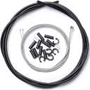 Corki Cycles Universal Bicycle Shifter Cable Housing Set for Bike Derailleus - Black