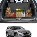 Karltys Envelope Style Cargo Net for 2020-2025 2026 Ford Explorer, Heavy Duty Rear Trunk Mesh Cargo Net for Explorer Accessories, Elastic Nylon Mesh Storage Netting Organizer
