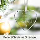 Wedding Gifts for Couple 2025 First Christmas Married Ornament, Mr and Mrs Gift,Bridal Shower Gifts, 3inch First Year Married Christmas Ornament 2025