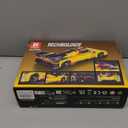 Reobrix Super Sport Car Building Block Sets, 1:16 Racing Car Model Kit with Stickers, 12.59 * 5.31 * 3.15in Supercar Building Toys for Collection and Decoration, Gift for Motorsport Fans (1370 Pcs)