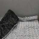 Papettly 1-Pack Self Warming Cat Bed - 24 x 18 in - Machine Washable Cat Heating Pad - 3cm/1.18in Thickened Pet Heating Pad for Cats & Dogs