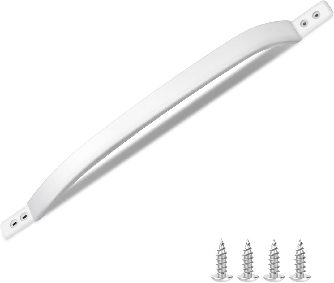 Upgraded Frigidaire Kenmore Refrigerator Handle Replacement - White Freezer Refrigerator Door Handle 6"L x 2"W