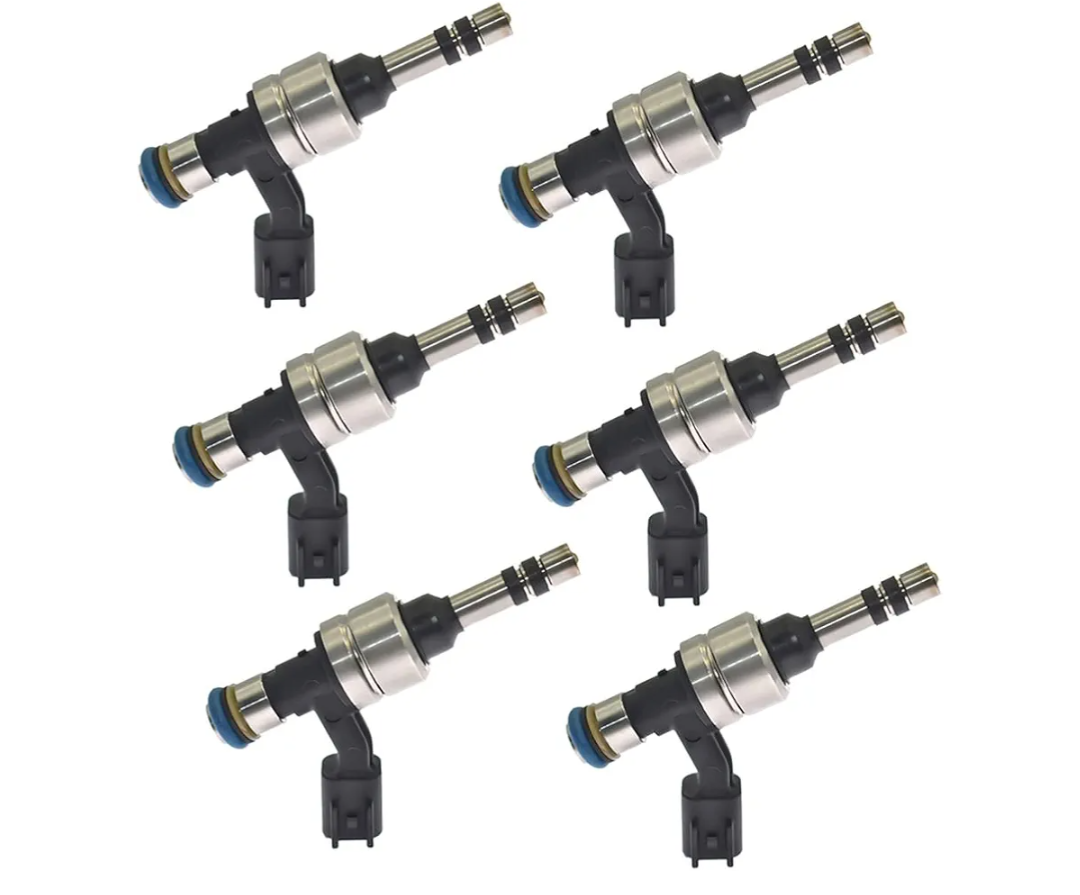 Set of 6 12634126 J1157 Fuel Injector 6 Holes Disc Engine Nozzles Compatible with 2010-2016 Buick Lacrosse 2011-2016 Buick Regal 2011-2017 Chevy Equinox GMC Terrain 2014 Chevy Impala 2013-2014