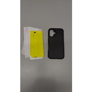 SPIDERCASE for iPhone 16 Case, [12 FT Military Grade Protection] 2 Pack [Tempered Glass Screen Protectors] Heavy Duty Shockproof Case, Black