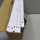 Acrux7 12 Pack White Steel Shelf Brackets 12x8inch - Heavy Duty L Brackets with Screws, White Metal Shelf Brackets - Perfect for DIY Shelves