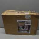 Hausse Set of 2 Lighted Christmas Snowman Decorations, 3.6+2.6FT Outdoor Pre-Lit White Snowmen with Lights, Light Up Collapsible Xmas Yard Display, Plug in for Holiday New Year Winter Garden Yard