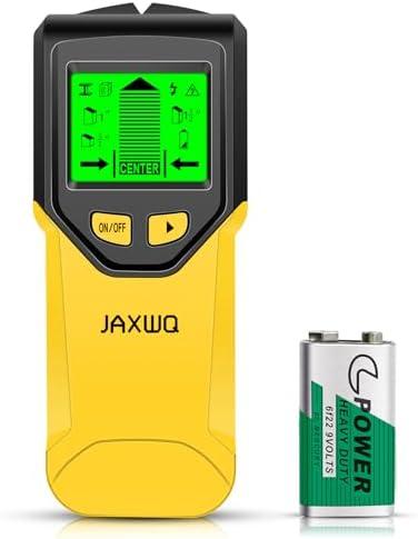 Stud Finder Wall Scanner - 5 in 1 Stud Finder Tool w/Microprocessor Chip and HD LCD Display, Stud Detector Beam Finders for the Center and Edge of Wood AC Wire Metal Studs Joist Pipe (Pollen)