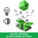 Mattel Minecraft Exploding RC Creeper with Lights & Sounds, 10 Explosion Particles, Game-Authentic Movement & DLC Code