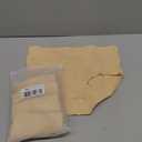 Molasus Women's Soft Cotton Underwear Briefs High Waisted Postpartum Panties Ladies Full Coverage Plus Size Underpants Nude, X-Large, Pack of 5