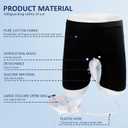 Wearable Urine Bag Male Urinal Bag Incontinence Pants for Men, Reusable Portable Male Collection Bags Urinal System with Collection Bag Portable Leak Proof Leg Pee for Elder (XL)