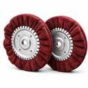 8" Non-Woven Airway Buffing Wheel 2PCS, Flange-Free Integrated Hub, 5/8 Arbor, Coarse Non-Woven SurfaceConditioning Wheel for Angle Grinder, Polishing Aluminum & Stainless Steel