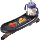 Snack Tray Compatible with Nuna,Snack Tray for Stroller Compatible with Nuna,3 in 1 Snack Tray Attachment Compatible with Nuna with Phone Holder and Cup Holder