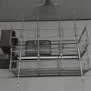 AKTECKE Shower Caddy Hanging Bathroom Organizer: Rustproof Shower Shelf for Inside Shower - No Drilling Shower Racks Over Showerhead - Bath Shelves Rack for Shampoo Soap Chrome