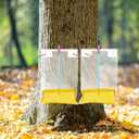Reallnaive 12 Set Maple Syrup Tapping Kit, Includes L-shaped Sap Taps, Rubber Tubes, 12.6 x 19.69 Inches Sap Bags and 70 mm Nails, Complete Tree Harvesting Supplies for Beginners