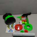 Clemas Upgraded Kids Toy Golf Set with Dinosaur Automatic Golf Returner, Led Light Up Night Golf Balls, 3 Clubs, Putting Mat, 3-8 Toddler Mini Golf Games, Indoor Outdoor Sports Toys for Boys Girls 3+