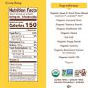 Simple Mills Organic Seed Crackers, Everything - Gluten Free, Vegan, Healthy Snacks, Paleo Friendly, 4.25 Ounce (Pack of 6) Best By 01/26/2026