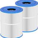 C-8465 Spa Filter Replacement Compatible with Watkins 31114, Pleatco PWK65, Filbur FC-3960, 71827, 71828, Watkins 65 sq.ft Tiger River Spa Filter 2 Pack