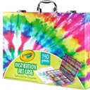 Crayola Inspiration Art Case Coloring Set - Tie-Dye (140ct), Essential Easter Basket Stuffers, Art Supplies Set For Kids, Travel Drawing Kit, Gift for Girls & Boys, Ages 5+ [Amazon Exclusive]