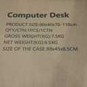 KLSMYHOKI Standing Desk Adjustable Height, Mobile Stand Up Desk with Wheels Small Computer Desk Rolling Desk, Portable Laptop Desk White Standing Table Home Office Desks 16"x31.5" Height 27"-43.5"